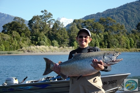 Fotos da pesca esportiva em Chaiten no Chile